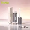 Tubo de Lipstick Directo de Fábrica Tubo Vacío 4.5ml Fondo Transparente Redondo Plástico Tubo de Brillo de Labios Material de Empaque