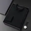 Camiseta Interior de Terciopelo Doble Cara para Hombre, Camiseta de Hombre para Primavera y Otoño, Camiseta Interior Casual de Manga Larga de Alta Gama, Sudadera Pullover