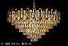 Novo Salão de Casamento Adereços de Ferro Lâmpada Prateada Eletrogalvanizada Lâmpada de Teto de Cristal Iluminação Adereços de Casamento Lustre de Corrente de Cristal