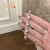 Ágata Natural Nuevo Pulsera de Calcedonia China para Mujer Lujo Ligero Nicho Exquisito Hermoso Pulsera Sensación Fría Alto Valor de Belleza Mayoreo