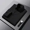 Dropshipping Masculino Verão Casual de Negócios Leve Camisa Algodão Nova Meia-Manga