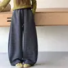 Pantalones de Otoño para Niñas Pantalones Casuales de Pierna Ancha Modelo Nuevo 2026 para Niños Mayores Primavera y Otoño Pantalones de Chándal Rayados Transfronterizos