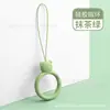 Lanyard con Anillo de Silicona de Oso Anillo Pequeño Lanyard Colgante de Silicona de Dibujos Animados Lindo Llavero Lanyard para Teléfono Móvil Tendencia