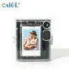 Adecuado para Estuche de Cristal Polaroid Mini41, Estuche Protector Transparente Digital Mini, Cubierta Protectora a Prueba de Polvo con Correa