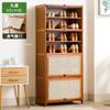 Zapatero A5L para el hogar con puerta, estante para zapatos sencillo que ahorra espacio, dormitorio, a prueba de polvo, multicapa, casa de alquiler