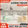Estilo Crema Tapa de Olla para Mesa Estante de Almacenamiento Estante de Almacenamiento Integrado para el Hogar Estante de Almacenamiento para Fregadero de Cocina Palillos Cuchara