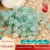 4-18mm Dongling Jade Meio Furo Contas Redondas Contas Não Porosas Dongling Jade diy Brincos Colar Acessórios Calcedônia Redonda