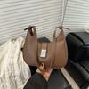 Bolso Marrón Bajo el Brazo Nuevo Primavera y Verano Gama Alta Nicho Hombro Único Cruzado para Mujer 2025 Bolso de Viaje Versátil Bolso Silla de Montar