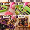 Pintura de diamantes y perlas temática de alienígenas para Halloween transfronterizo, con lindos fantasmas, gatos negros y calabazas. Pintura de pegatinas hecha a mano DIY, al por mayor