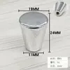 Puxador Simples Cônico Estilo Chinês com Cabo de Plástico, Furo Único, para Gaveta, Armário, Porta, Mesa de Toucador