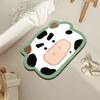 Felpudo de Barro de Diatomeas con Dibujos de Animales Lindos Transfronterizo para Baño, Absorbente de Agua, Secado Rápido, Antideslizante, Fácil de Cuidar