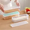 Recipiente para Macarrão Espaguete de Cozinha Caixa Organizadora Doméstica para Conservação de Cereais com Tampa Caixa de Espaguete Recipiente de Alimentos para Cozinha