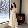 Vestido 2026 Nuevo Vestido de Verano para Mujer con un Diseño Único, Estilo Dulce y Gentil Retro Francés Vestido Floral