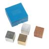 Juego de Cubos Cobre Hierro Aluminio Madera Lado 2 cm Equipo de Enseñanza de Laboratorio Escuela Secundaria Física Cálculo Material Densidad