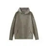 Moletom com capuz plus size, estilo retrô americano desgastado, peso pesado 430g, para outono e inverno, marca nicho da moda, corte solto