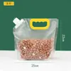 Grão Doméstico Cozinha Armazenamento Grau Alimentício Conservação Frescor Autoportante Saco de Arroz Portátil Boca de Sucção Saco Sub-saco
