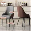 Cadeira de Jantar, Cadeira para Casa, Luxo Leve, Cadeira de Mesa de Jantar de Alta Qualidade, Cadeira de Mahjong para Lazer, Confortável para Sentar por Longos Períodos, Banco de Restaurante, Cadeira com Encosto