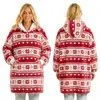 Sudadera con Capucha Talla Grande Amazon Manta Perezosa Manta Portátil Sudadera Tk con Capucha Bolsillo Grande Jersey de Franela para Uso en Casa
