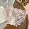 Calcinhas Sexy de Renda Francesa, Estilo Pura Luxúria, Calcinhas de Cetim com Renda, Calcinhas Transparentes Respiráveis 100% Algodão Femininas