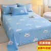Lençol de veludo leite, peça única, espessado para o inverno e com forro de fleece, flanela fleece coral, adequado para quartos de dormitório, lençol de solteiro, roupa de cama de pelúcia e cobertor
