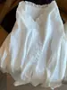 Camisa Branca de Manga Longa com Gola de Renda Francesa para Mulheres Início do Outono Alta Qualidade Luxo Leve Estilo Gentil Camisa Temperamento Top para o Dia a Dia