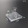 Suporte de Exibição Acrílico Transparente Cristal Mineral Pedra Bruta Espécime Mineral Ornamentos Rack de Armazenamento Bandeja de Exibição Pedra de Rocha