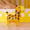 Nuevos globos de foil de animales que caminan, globos de mascotas de dibujos animados que caminan, decoraciones para fiestas de cumpleaños infantiles, regalos para puestos callejeros
