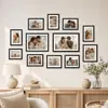 TikTok Marco de Fotos de Madera de 6 pulgadas Decoración de Pared Marco de Fotos Marco de Exhibición Multifuncional Marco de Exhibición de Arte con Cuentas Terminadas al por Mayor