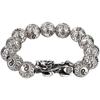 Pulsera Pi Xiu pulsera de chismes retro verdad de seis caracteres pulsera de plata tailandesa cuentas de transferencia pulsera de plata esterlina fabricantes de joyería