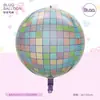 Globo de película de aluminio para fiesta de cumpleaños con patrón de animal 4D de 22 pulgadas, puesto de empuje de diseño disco tridimensional