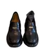 Mocasines de Suela Gruesa con Monedas Doradas para Mujer Novedad Primavera y Otoño 2026 Estilo Retro sin Cordones Versátiles Zapatos de Cuero Estilo Británico para Mujer