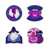 Broche Luminoso de Halloween Transfronterizo Europeo y Americano Insignia de Dibujos Animados Fantasma Blanco Hebilla de Pin de Corsage Cabeza de Calabaza de Terror