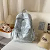 Mochila Tie-Dye 2026, Sencilla y Versátil, Mochila de Nicho Unisex, Gran Capacidad, Ligera, Adecuada para Estudiantes de Secundaria