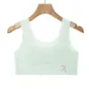 Em Estoque Roupa Íntima para Meninas de 7-12-14 Anos, Camiseta Regata de Seda Gelada Sem Costura para Crianças em Fase de Desenvolvimento, Alunos do Ensino Fundamental e Médio