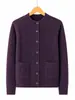 Cárdigan para mujeres de mediana edad y mayores, ropa de otoño para madre, chaqueta corta, suegra, abuela, primavera, otoño, invierno, top de punto
