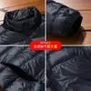 Chaqueta Ligera de Algodón con Relleno de Algodón Corta para Hombre 2023 Otoño e Invierno Nueva Moda Coreana Cuello Elegante Juventud Chaqueta Ultradelgada