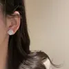 Lujo Ligero Retro Nacional de Moda Gato Blanco Ojo de Tigre Perla Trébol de Cuatro Hojas Collar Pendientes Anillo Refinado Elegante Conjunto Versátil