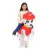 Disfraz inflable de dinosaurio personalizable traje de tiburón alienígena Halloween disfraz divertido para actuación decoración de fiesta