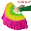 Abanico para Danza con Abanico Danza Cuadrada Extendida Danza Jiaozhou Twist Abanico de Doble Cara Par Utilería para Danza de Actuación