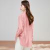 Camisa de manga larga de seda helada para mujer, transpirable, de Tencel, con protector solar, estilo verano 2025, nueva, holgada y fresca.