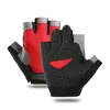 Guantes deportivos de medio dedo para hombres y mujeres, para ciclismo al aire libre, fitness, transpirables, absorción de impactos, antideslizantes, para montañismo al aire libre, guantes de medio dedo