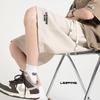 Shorts Waffley Masculino Verão Finos Plus Size Largos Casuais Calça de Moletom Adolescentes Versátil Cinco Pontos Calças Esportivas
