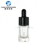 En Stock Botella de Vidrio Transparente de 10 ml con Gotero para Aceite Esencial, Botella Vacía para Esencia, Muestra Cosmética, Botella Dosificadora de Esencia