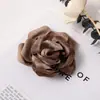 Outono e Inverno Atmosfera Preguiçosa Retrô Veludo Camélia DIY Clipe Prendedor de Cabelo Adorno de Cabeça Corsage Acessórios de Flor para Roupas