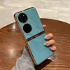 Para Huawei Pocket2 Capa Artística Galvanizada para Celular Dobrável P50pocket Caixa do Tesouro Dobrável Capa de PC Resistente a Quedas