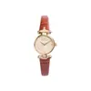 Reloj Vivian Rose Powder Reloj Rosa Oscuro Occidental Reloj de Cuarzo Saturno Banda de Acero Reloj para Mujer Pequeño Azul V Pequeño Reloj Dorado