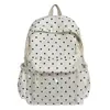 Mochila de estilo coreano de nicho para chicas de secundaria, preparatoria y universidad, ligera y práctica, con diseño de cielo estrellado, adecuada para viajar