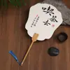 Kit de Pintura DIY con Texto, Adecuado para Puestos Callejeros y Mercados Nocturnos, Incluye Materiales para Abanico Redondo de Pintura a Tinta sobre Papel de Arroz, Hecho a Mano al por Mayor
