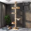 Columna Tongtian Marco de Escalada para Gatos Nido para Gatos Integrado Superior Marco de Madera Maciza No Ocupa Espacio Juguete para Gatos para Apartamentos Pequeños Plataforma de Salto para Gatos