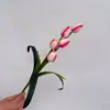 Ramo de Flores Artificiales Tulipán con Tacto Real Ramo Artificial de Novia Boda Ramo Artificial Flores Falsas Accesorios de Fotografía Coreanos Flor de Seda